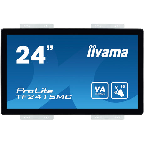 Monitor de pantalla táctil iiyama prolite tf2415mc-b2 23,8 (negro, hdmi, displayport, vga)