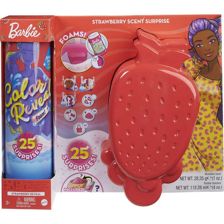 Barbie color revela - muñeca de espuma de fresa (ola 3)