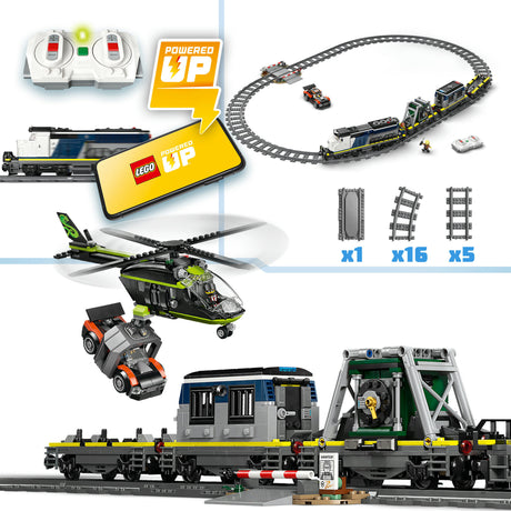 Lego ® city Robo del tren de la policía - juego de trenes de juguete - 60508