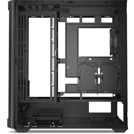 Carcasa de torre midi Sharkoon ak4 rgb strip (negro | 2x usb-a | 1x usb-c | rgb)