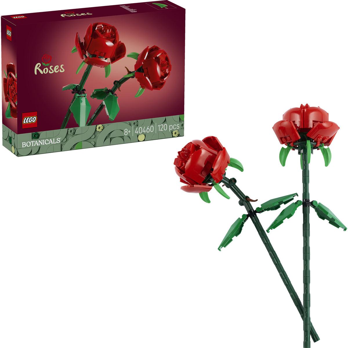 Lego iconos 40460 flores botánicas rosas