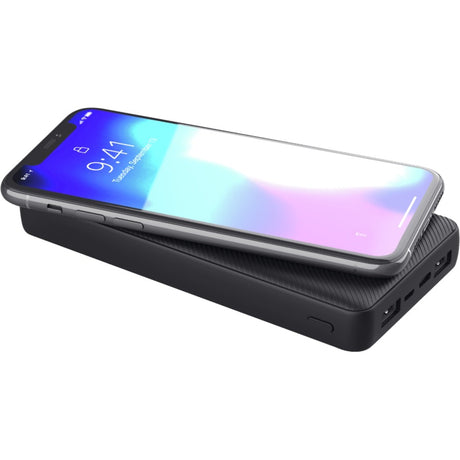 Trust primo batería externa ecológica de 20 000 mah (negro)