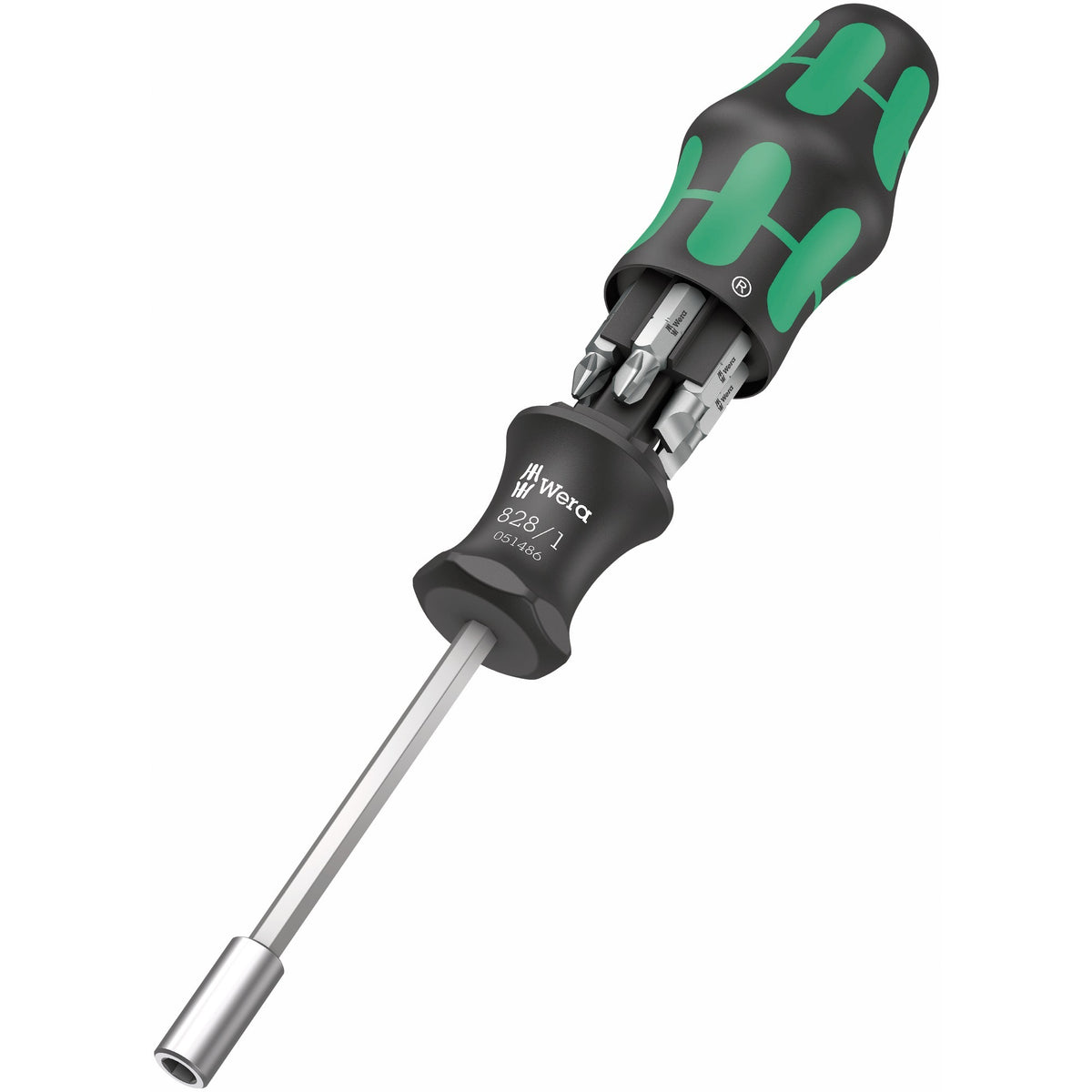 Wera kraftform kompakt 27 set juego de 2 puntas (negro verde, 7 piezas)