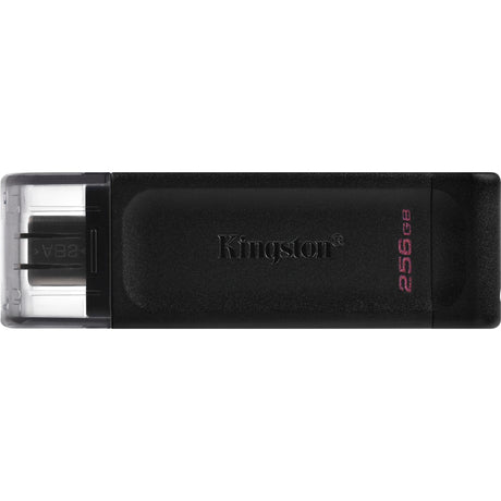 Memoria USB Kingston Data Traveler 70 256 GB (negro, DT70 256 GB, USB-C 3.2 gen 1)