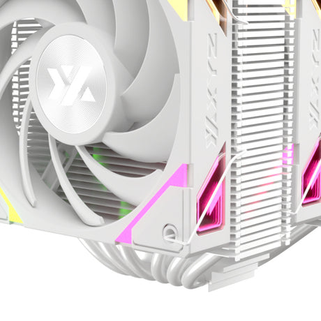 Enfriador de CPU Xyz PC Gear Thermax 6 Duo RGB (blanco, Arbb, Pwm)
