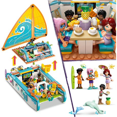 Barco de juguete Lego Friends Adventure Boat Trip para niños - 42664