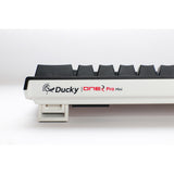 Teclado mecánico para juegos Ducky one 2 pro mini classic rgb (negro, diseño estadounidense (qwerty), rojo silencioso cherry mx, 60%, led rgb, pbt de doble disparo, mecánica quack)