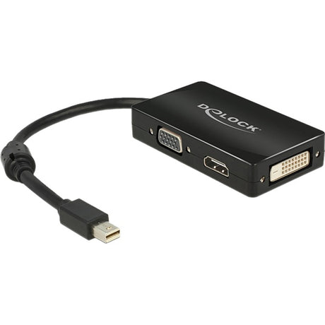 Delock Adaptador mini displayport a vga hdmi dvi (negro)