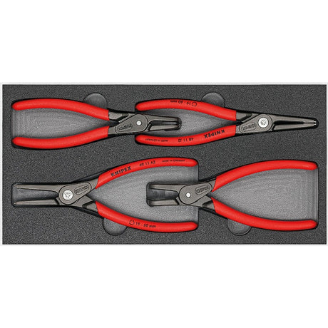 Juego de alicates Knipex SRZ II 00 20 01 V09 Juego de alicates (rojo negro, 4 piezas)