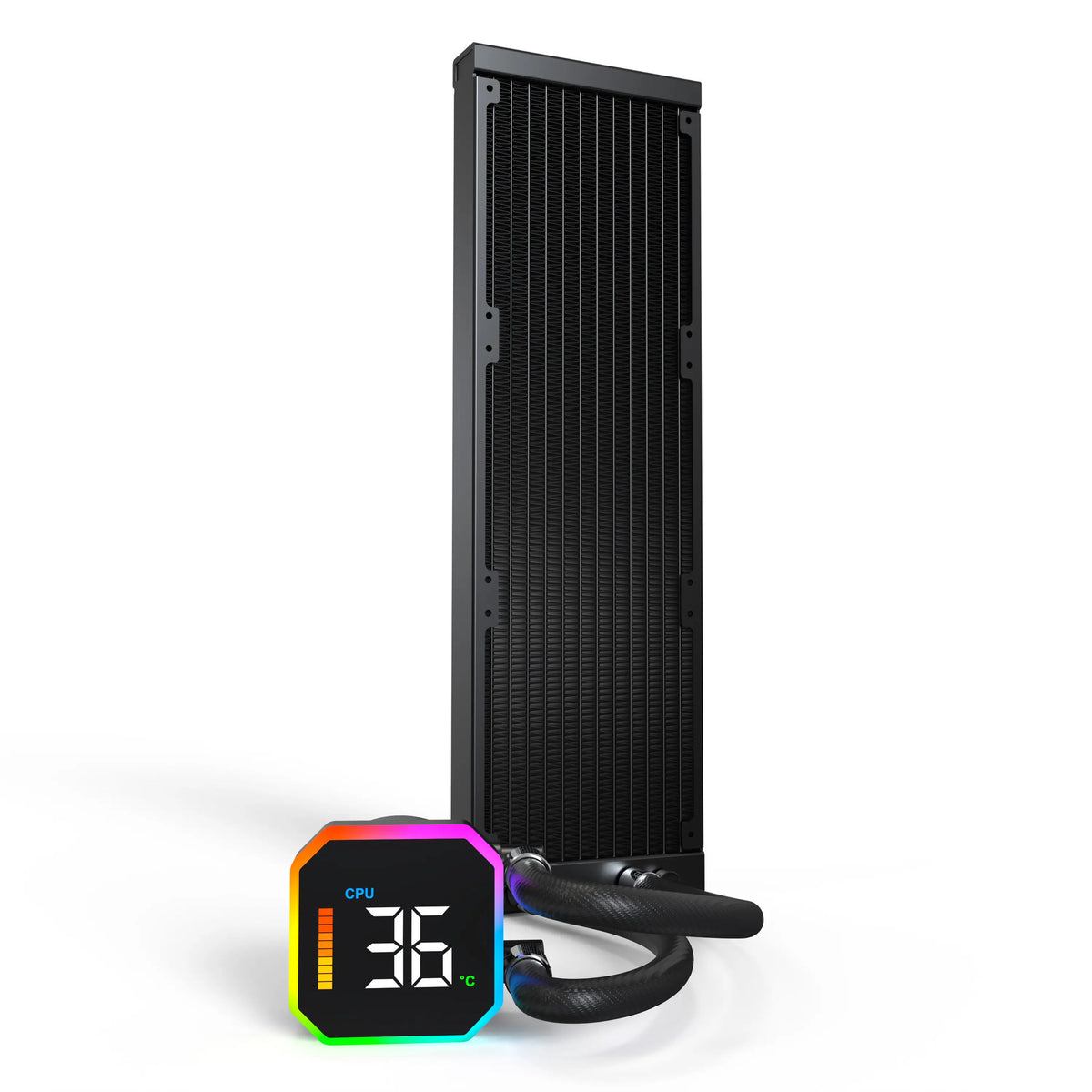 Montech hyperflow digital 360 refrigeración por agua (negro)
