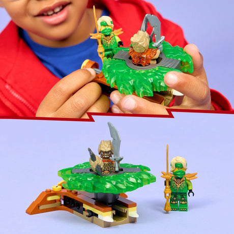 Lego ninjago 71850 lloyd contra el monstruo elemental spinner