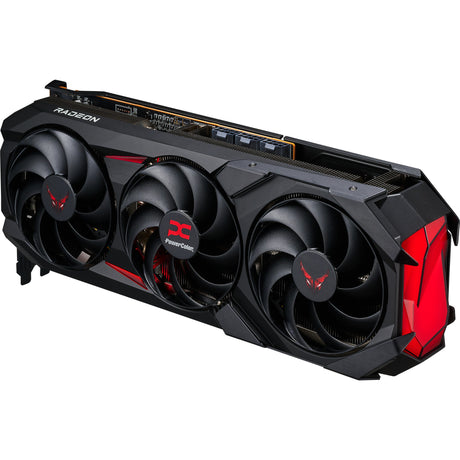 Tarjeta gráfica Powercolor Radeon RX 9070 XT Red Devil 16GB OC Backplate Edición especial (negro, RDNA4, GDDR6, 3x Display Port, 1x HDMI)