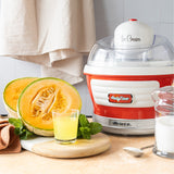 Máquina para hacer helados Ariete party time 0643 00 (rojo blanco)