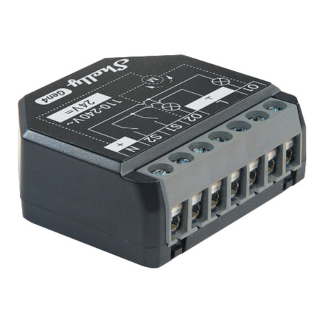 Relé Shelly 2pm gen4 (negro, bluetooth, wifi)