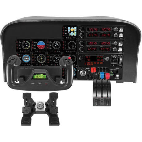 Panel de instrumentos del panel de radio de vuelo Logitech G Saitek Pro (PC)