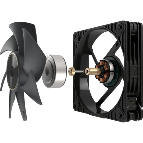 Ventilador Asus proart pf120 - paquete triple de ventiladores para cajas (negro, 3 piezas, 120 x 120 x 28 mm, 3 piezas)