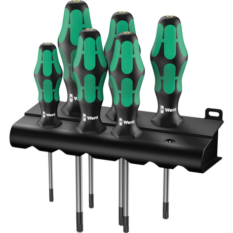 Wera 367 Juego de 6 destornilladores kraftform plus (negro verde, 6 piezas)