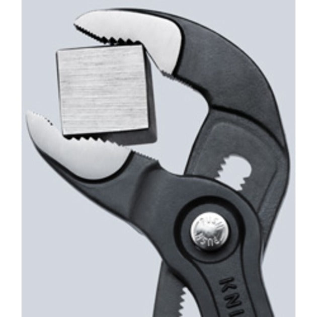 Knipex cobra alicates para bombas de agua 8701180 Alicates suecos para bombas de agua (rojo, 180 mm)