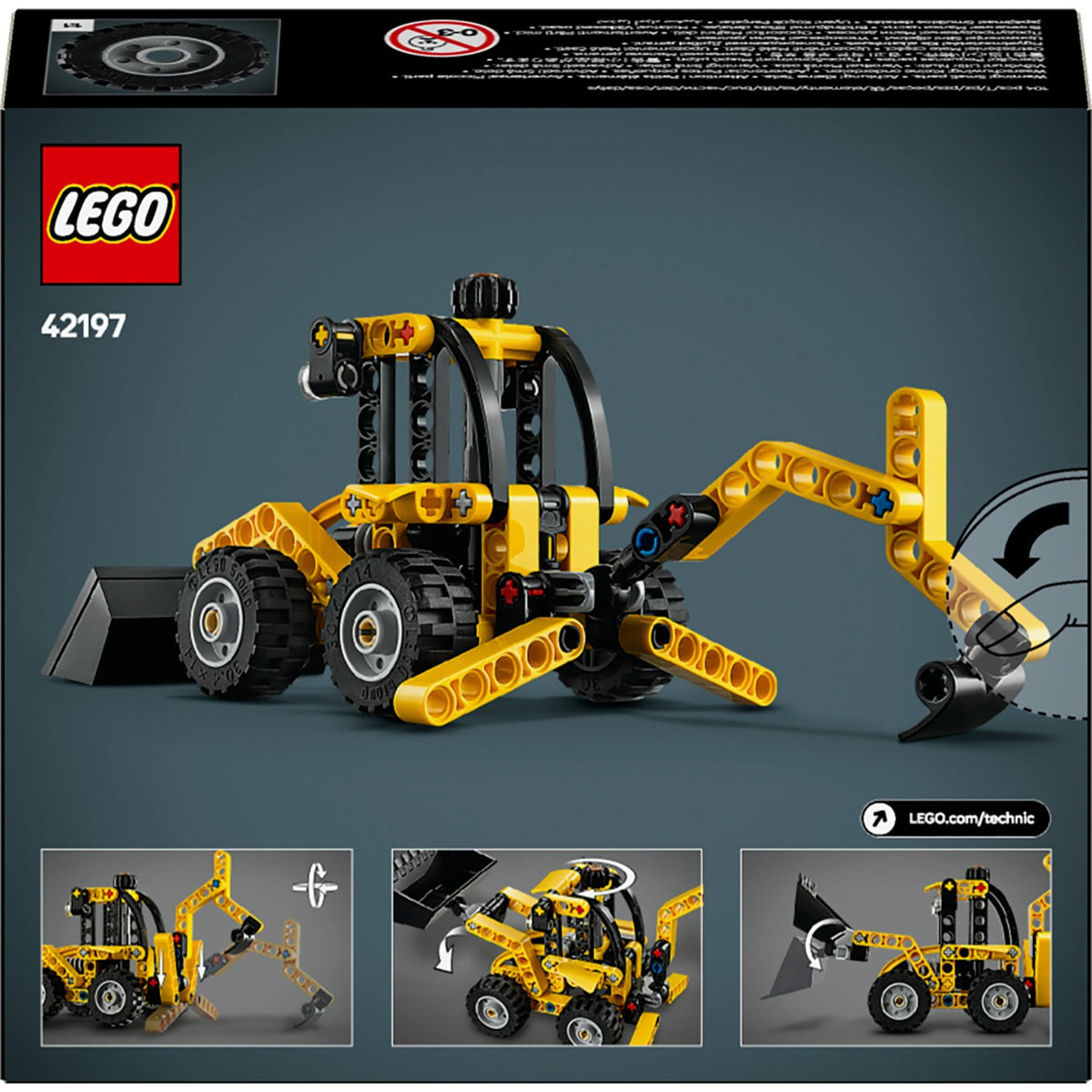 Retroexcavadora Lego technic - 42197
