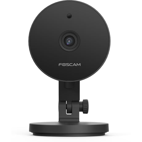 Cámara de seguridad foscam c5m (negra, 3k, 5mp, wi-fi de doble banda)