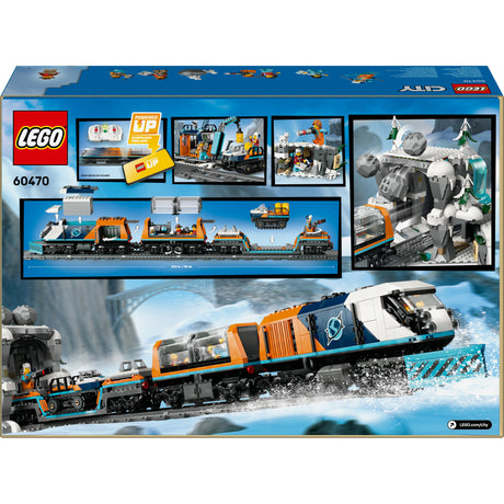 Lego city tren de investigación en el polo norte vehículo de juguete - 60470