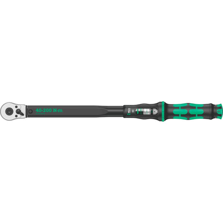 Llave dinamométrica Wera click-torque c 3 con trinquete inversor (negro verde)