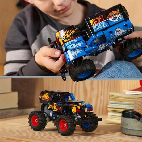 Lego Technic 42219 Monster Jam Grave Digger Fuego y Hielo