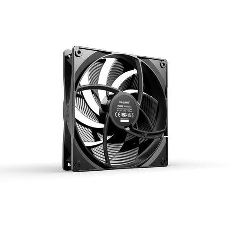 ¡Tranquilizarse! Pure Wings 3 ventiladores de caja de alta velocidad (negro, 3 piezas, 140 x 140 x 25 mm, pwm)