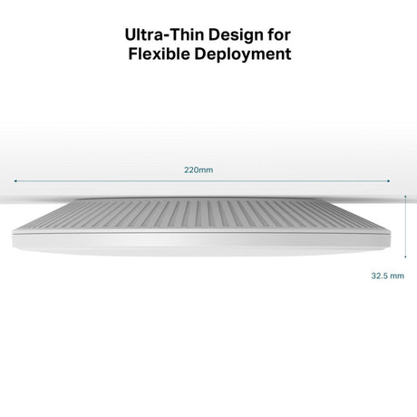 Tp-link omada eap770 be9300 tri-band wi-fi 7 access point (wit, poe++)