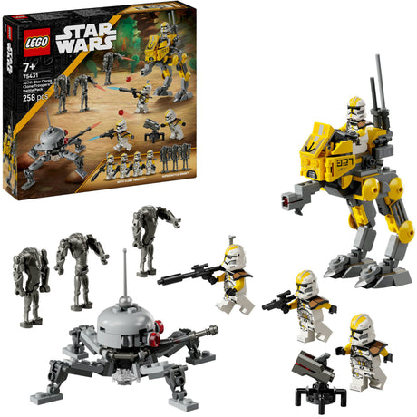 Lego star wars 75431 327th star corps paquete de batalla de soldados clon