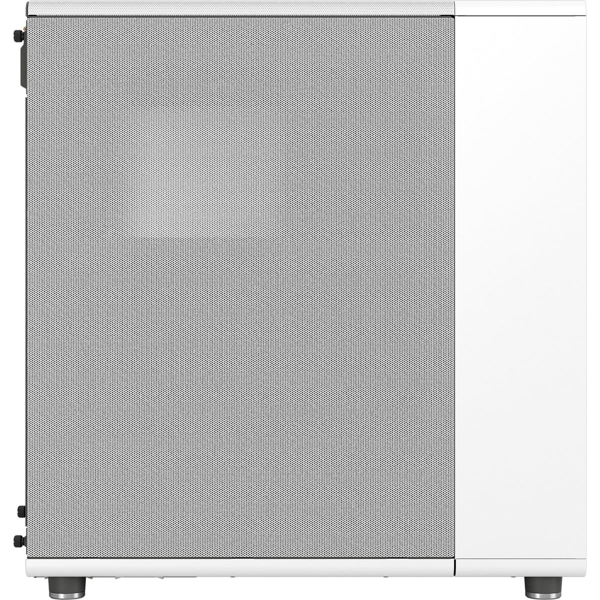 Carcasa de torre midi norte con diseño fractal (color madera blanca | 2x USB-A | 1x USB-C)