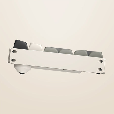 Teclado mecánico inalámbrico Iqunix f97 hitchhiker (gris, diseño estadounidense (qwerty), rojo cereza mx, 96%, leds rgb, intercambiable en caliente, pbt, 2,4 ghz | bluetooth 5.1 | usb-c)