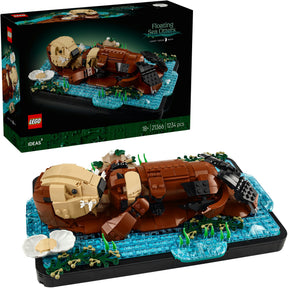 Lego ideas nutrias marinas flotantes - 21366