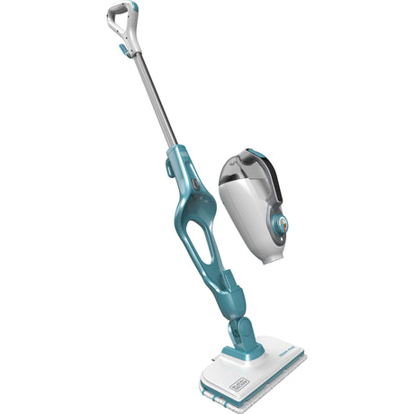 Black+decker fsmh1321 mopa a vapor 1600w con 6 accesorios limpiadora a vapor (blanco azul-gris)