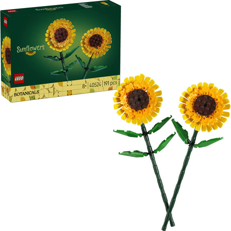 Lego iconos 40524 flores botánicas girasoles