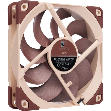 Noctua nf-a12x25 g2 pwm ventilador de caja (marrón, 120 x 120 x 25 mm)