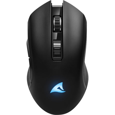 Ratón para juegos Sharkoon Skiller sgm30w (negro, 600 - 6000 dpi, rgb, usb de 2,4 ghz)