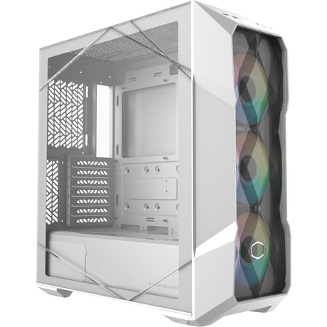 Cooler Master Masterbox TD500 Mesh V2 Midi Tower Housing (Blanco | 2x USB-A | 1x USB-C | RGB | Vidrio templado)
