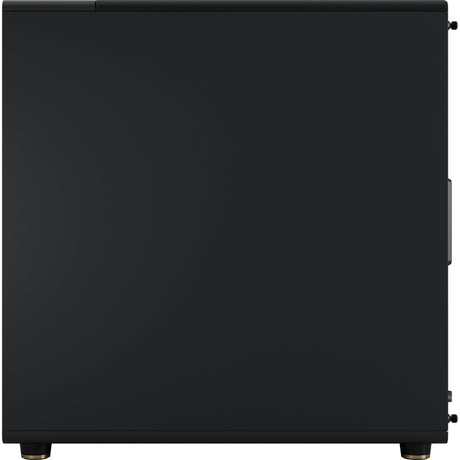Carcasa de torre midi fractal design north xl (color madera negra | 2x USB-A | 1x USB-C | vidrio templado)