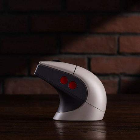 Ratón 8bitdo retro r8 - edición n (gris rojo, 50 - 26000 ppp, Bluetooth USB-C 2,4 GHz)
