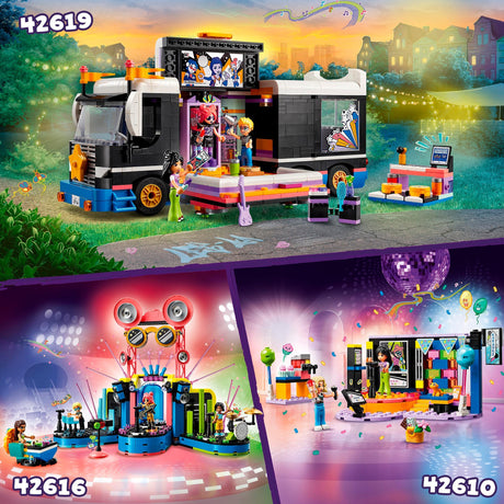 Lego friends - show de talentos musical de heartlake city, juguete de construcción (42616)