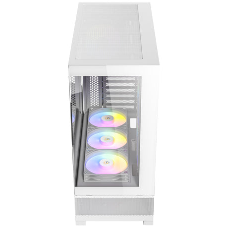 Carcasa torre midi antec cx700 elite rgb (blanco | 2x usb-a | vidrio templado)