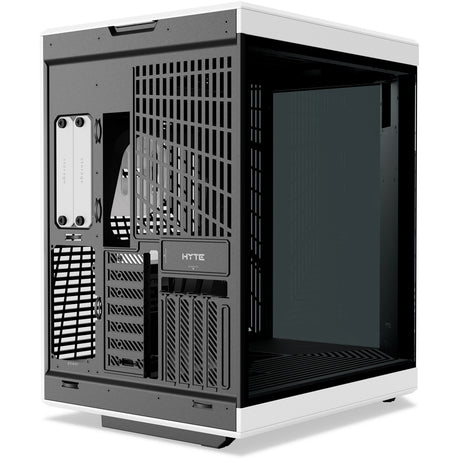 Carcasa torre midi hyte y70 touch infinita (blanco negro | 2x USB-A | 1x USB-C | vidrio templado)