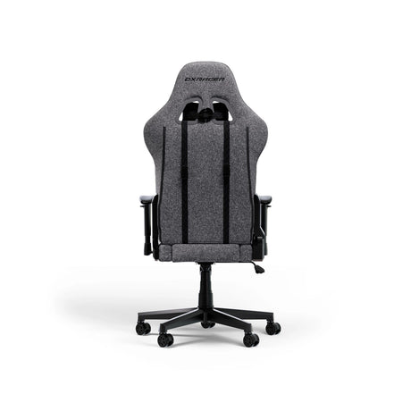 Silla gaming Dxracer prince l de tela gris (gris)