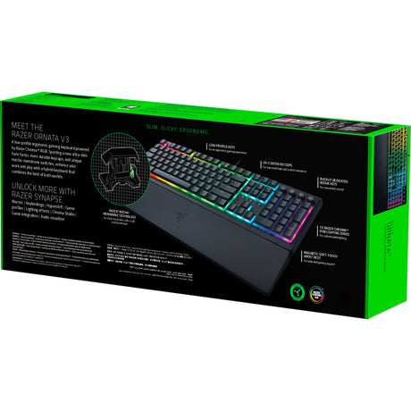 Razer Ornata V3 Teclado de juego de bajo perfil