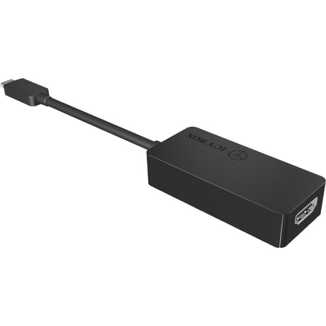 Adaptador Icy box USB-C a HDMI (negro)