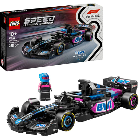 Lego speed campeones bwt alpine f1 equipo a524 juego de coches de carreras - 77248