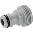 Acoplamiento de pezón enchufable Gardena de 26,5 mm (g 3 4 ) (gris, 2921-20)