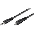 Goobay jack 2,5 mm > cable jack 3,5 mm (negro, 2 metros, estéreo)