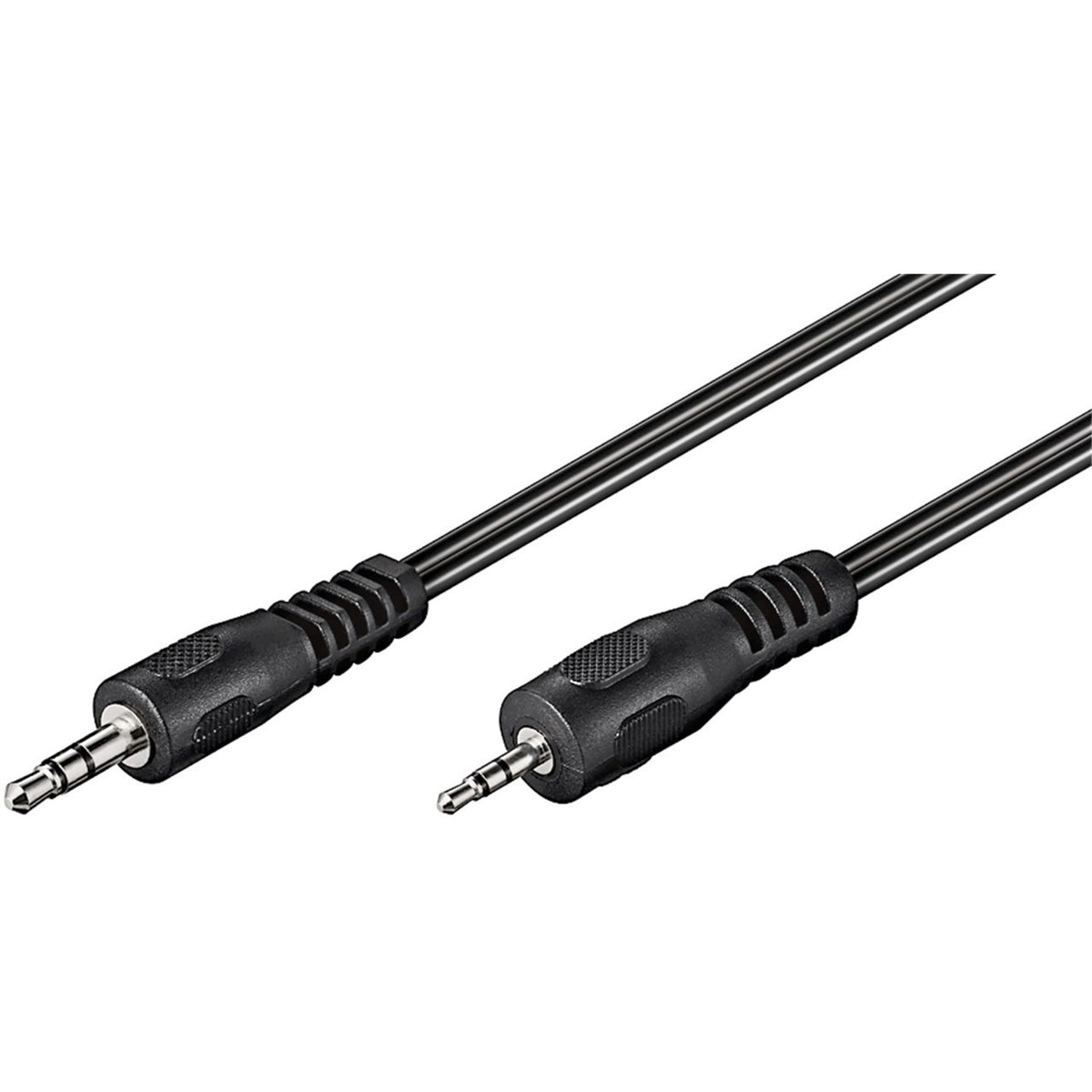 Goobay jack 2,5 mm > cable jack 3,5 mm (negro, 2 metros, estéreo)